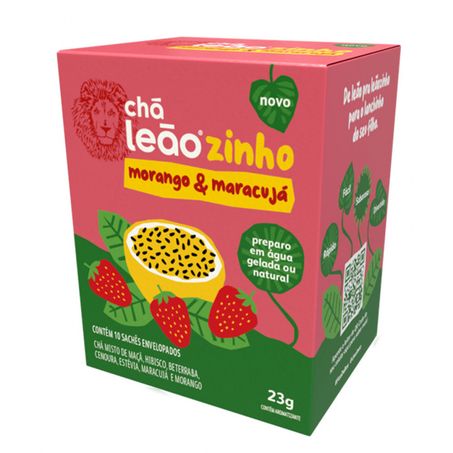 CHA LEAO KIDS MORANGO MARACUJA 23G
