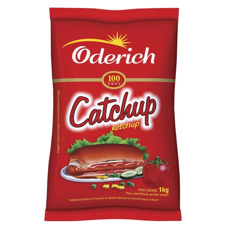 Ketchup oderich tradicional sachê 1kg