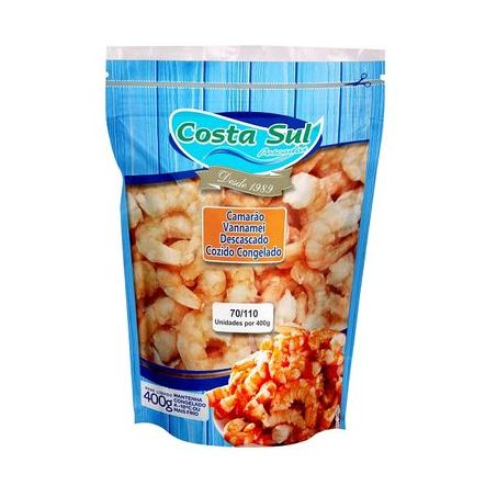CAMARAO COSTA SUL 400G DESCASCADO 31/50