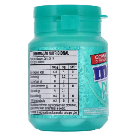 Goma De Mascar Mentos Pure Fresh S/Açúcar Wintergreen Pt 56g  360-26