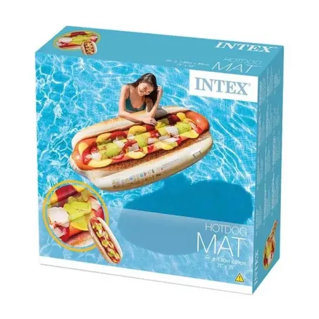 	 BOIA INTEX COLCHAO INFLAVEL HOT DOG REF.58771
