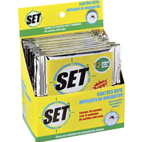 Inseticida refil pastilha set inset lv12 pg10 pcc/20un