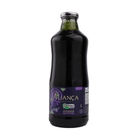 Suco Orgânico de Uva Aliança Tinto Garrafa 1lt 360-2