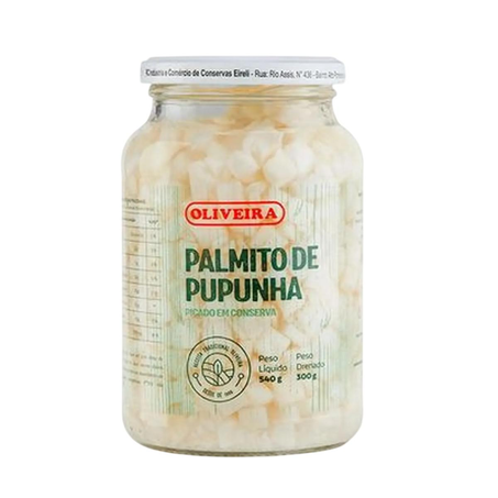 Palmito de Pupunha Oliveira 300g - Picado