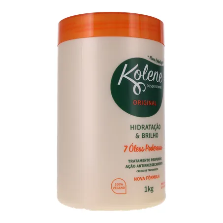 Creme tratamneto kolene original 7 óleos poderosos pote 1kg 360-32