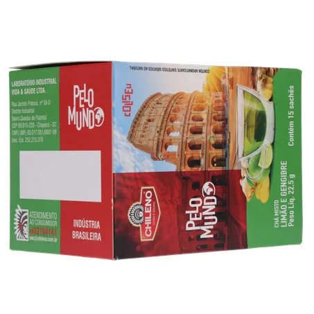 Cha chileno pelo mundo coliseu 22g 360-14