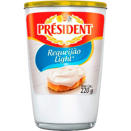Requeijao president light 200g