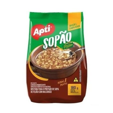Sopão apti de feijão com macarrão 180g