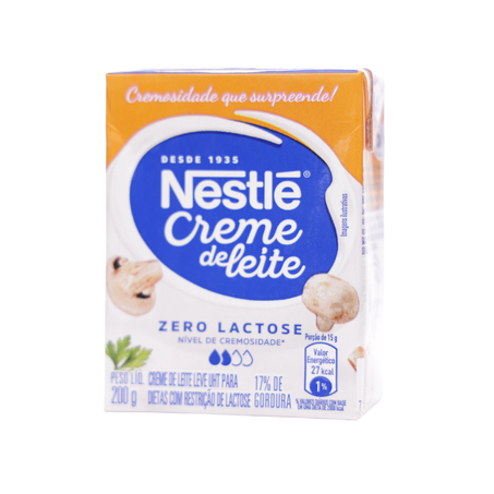 Creme De Leite Leve Zero Lactose Nestlé 200G 360-2