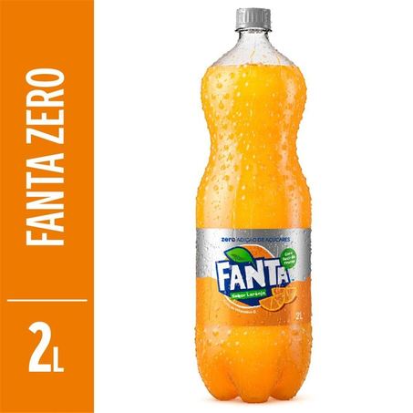 Refrigerante Fanta Laranja Zero Pet 2L