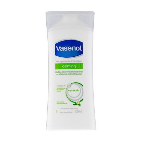 Loção Desodorante Hidratante Vasenol Calming Recuperação Intensiva Frasco 200ml