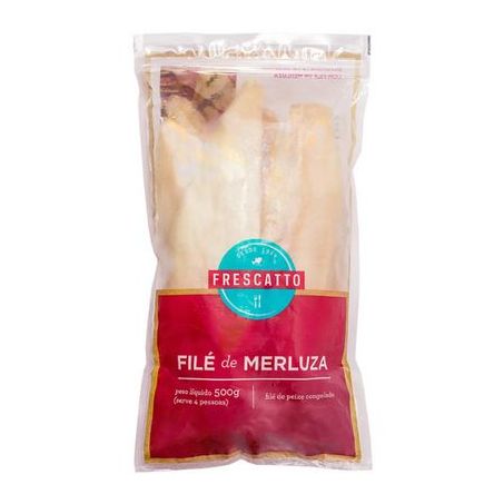 FILE DE MERLUZA FRESCATTO S/PELE 500G