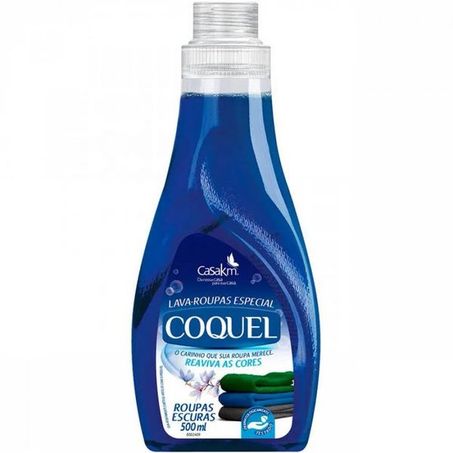 Lava Roupas Coquel Líquido Roupas Escuras Frasco 500ml 
 