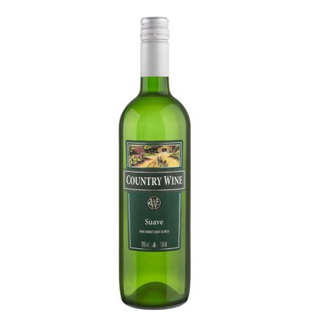 Vinho country wine branco suave 750ml