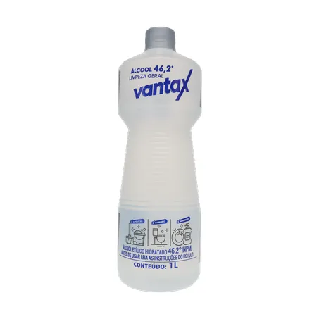 Alcool líquido vantax 46,2º pet 1l 360-0