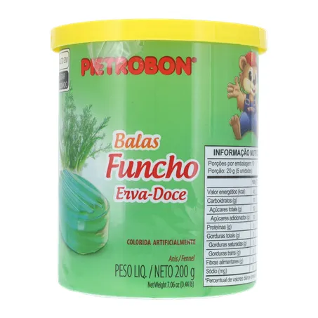 Balas Funcho Erva Doce Pietrobon Pote 200gr 360-16