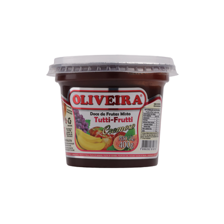 Doce Fruta Oliveira Tutti Frutti Pote 400g 
  360-1