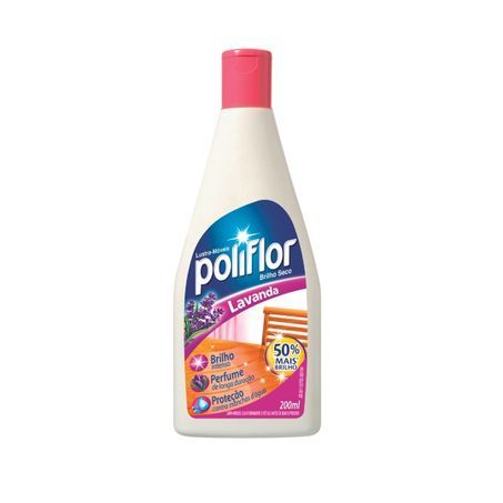 LUSTRA MOV POLIFLOR BRILHO SECO LAVANDA FR.200ML