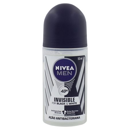 DESODORANTE ROLL-ON NIVEA MEN INVISIBLE FOR BLACK & WHITE