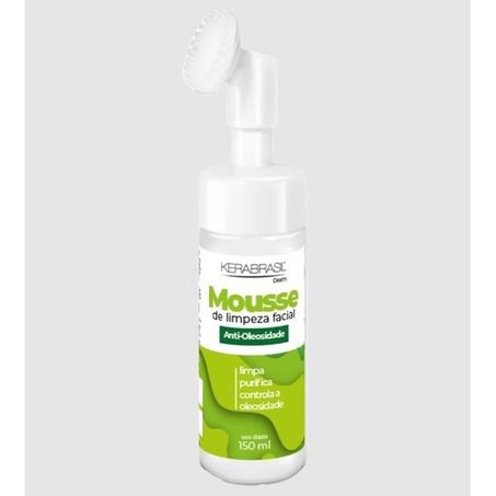 Creme Facial Kerabrasil 150ml Mousse Anti Oleosidade