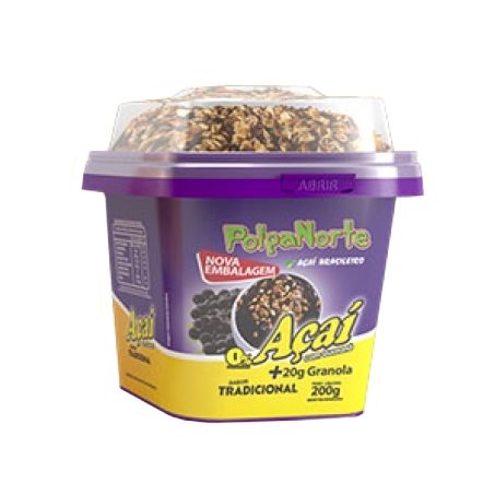 Açai Polpa Norte 220g Mix Natural