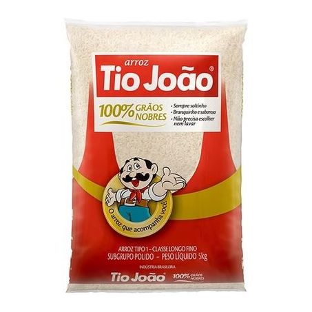 Arroz tio joão branco 5kg