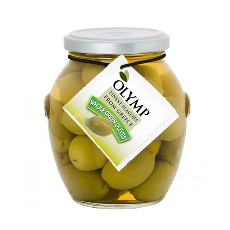 AZEITONAS OLYMP 200G VERDES MAMUTE C/CAR