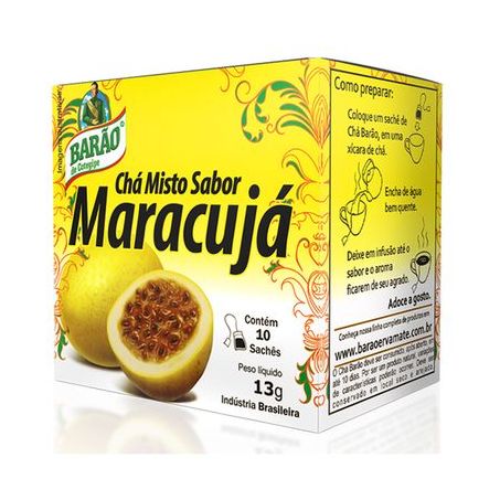 CHA MISTO DE MARACUJA 10G BARÃO