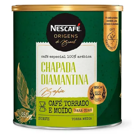 Cafe Nescafe 250g Torrado Moido Chapada Diamantina