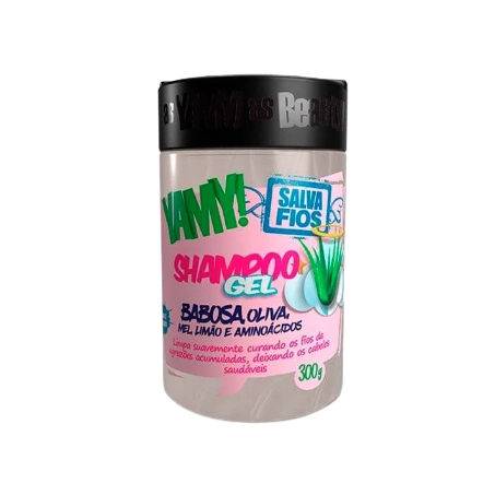 Shampoo Yamy Salva Fios Gel Babosa 300g 
 