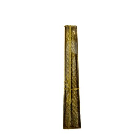 ENFEITE NATAL VELA TORNEADA C/GLITER C/2 NTH6102  