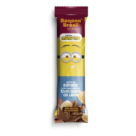 Barra kids banana brasil chocolate ao leite 22g