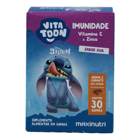 IMUNIDADE VIT. C E ZINCO SABOR UVA VITATOON STITCH 360-1