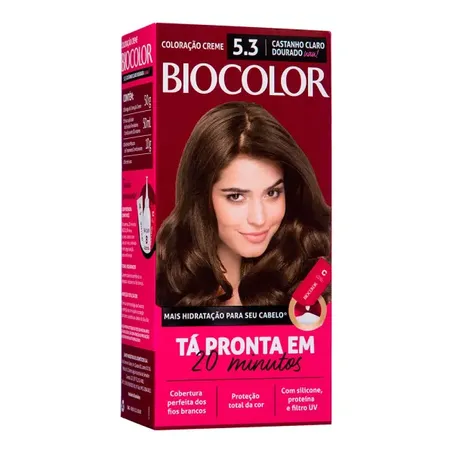 Tintura Biocolor Mini 5.3 Castanho Claro Dourado