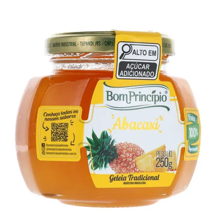 GELEIA TRADICIONAL DE ABACAXI 250G BOM PRINCIPIO 360-34