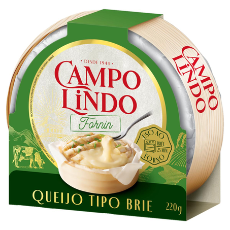 Queijo Campo Lindo 220g - Brie