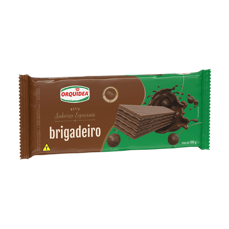 Wafer orquídea brigadeiro 100g