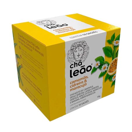 CHA MISTO CAMOMILA/CIDREIRA/MARACUJA LEAO16G