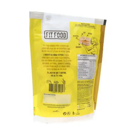 Biscoito de Arroz Fit Food Quinda Integrais e Linhaça Sachê 90gr 360-16