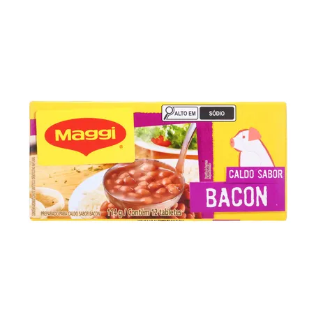 Caldo Maggi Cubo Bacon 114g