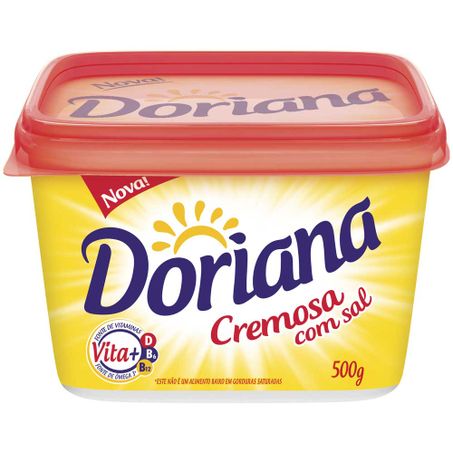 Margarina doriana cremosa com sal 500g
