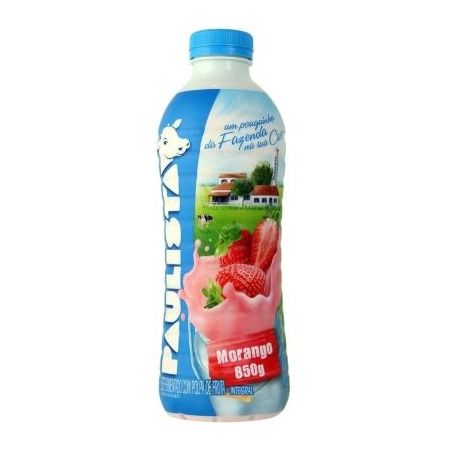 Leite ferm paulista 850g morango