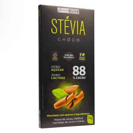 CHOCOLATE  88% CACAU 70G