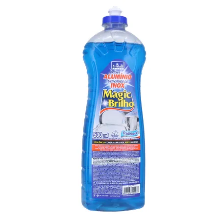 Limpador aluminio inox magicbril 500ml neutro 360-35