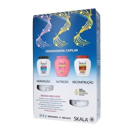 Kit Shampoo + Condicionador 325ml Cada Skala Bomba de Vitaminas Caixa com 2un - 650ml 360-20