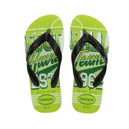 CHINELO HAVAIANAS KIDS LOGO FILETE VERDE 31/32