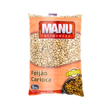 Feijao carioca manu 1kg