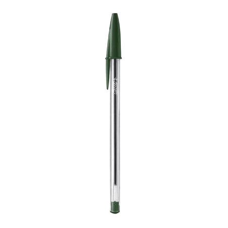 CANETA ESFEROGRÁFICA CRISTAL 1.0MM VERDE BIC