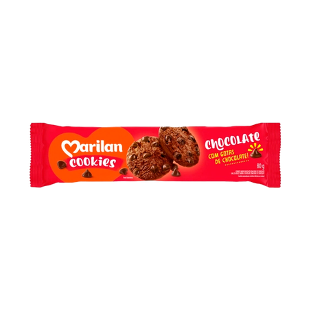 Biscoito Cookies Marilan 60g Gotas Chocolate