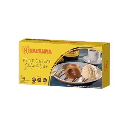 Petit Gateau Mr. Bey Havana Doce de Leite 160g